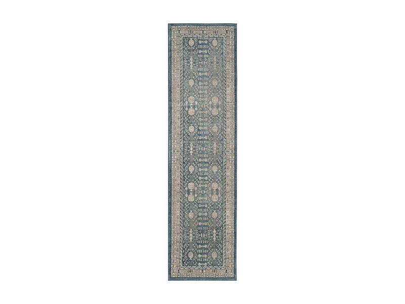Tapis Bleu/Neutre 66 X 183 cm - Therasia