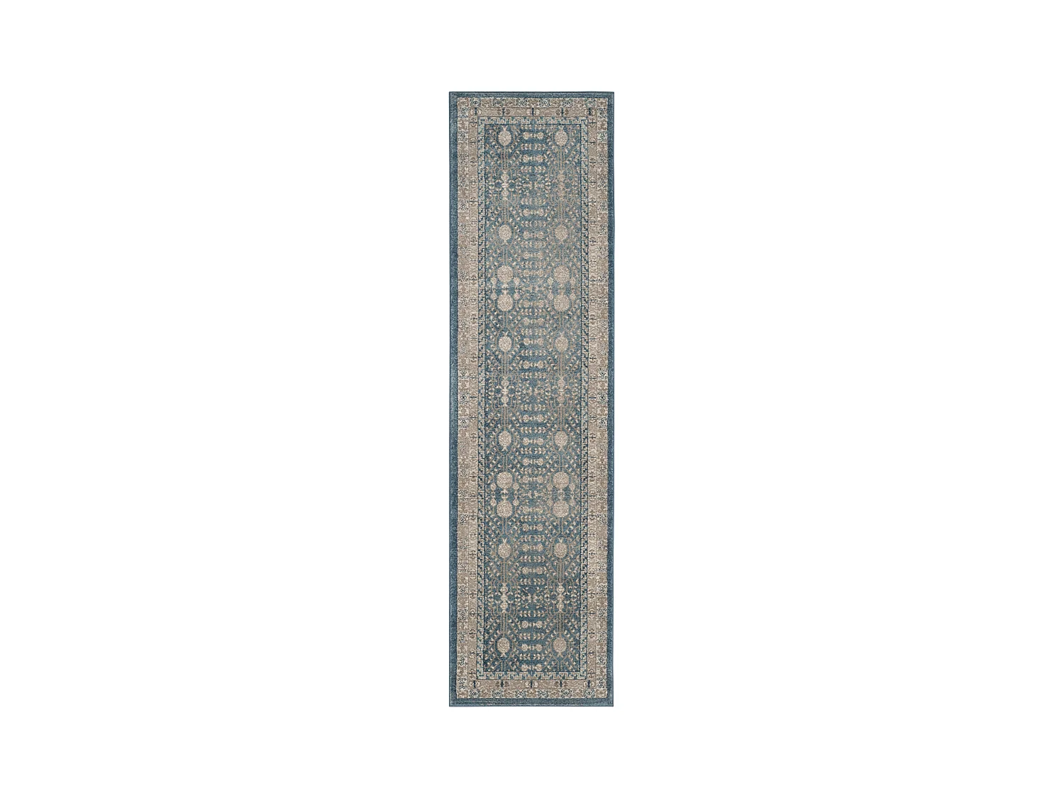 Tapis Bleu/Neutre 66 X 183 cm - Therasia