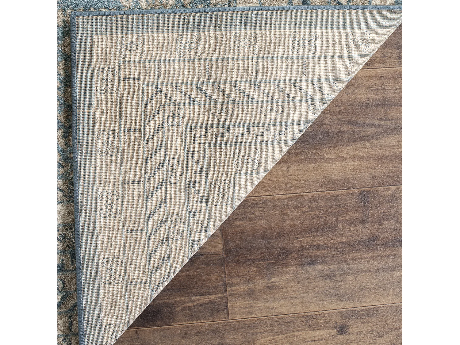 Tapis Bleu/Neutre 66 X 183 cm - Therasia