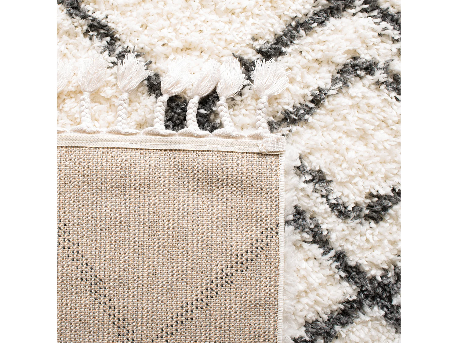 Tapis Neutre/Gris 61 X 91 cm - Angela