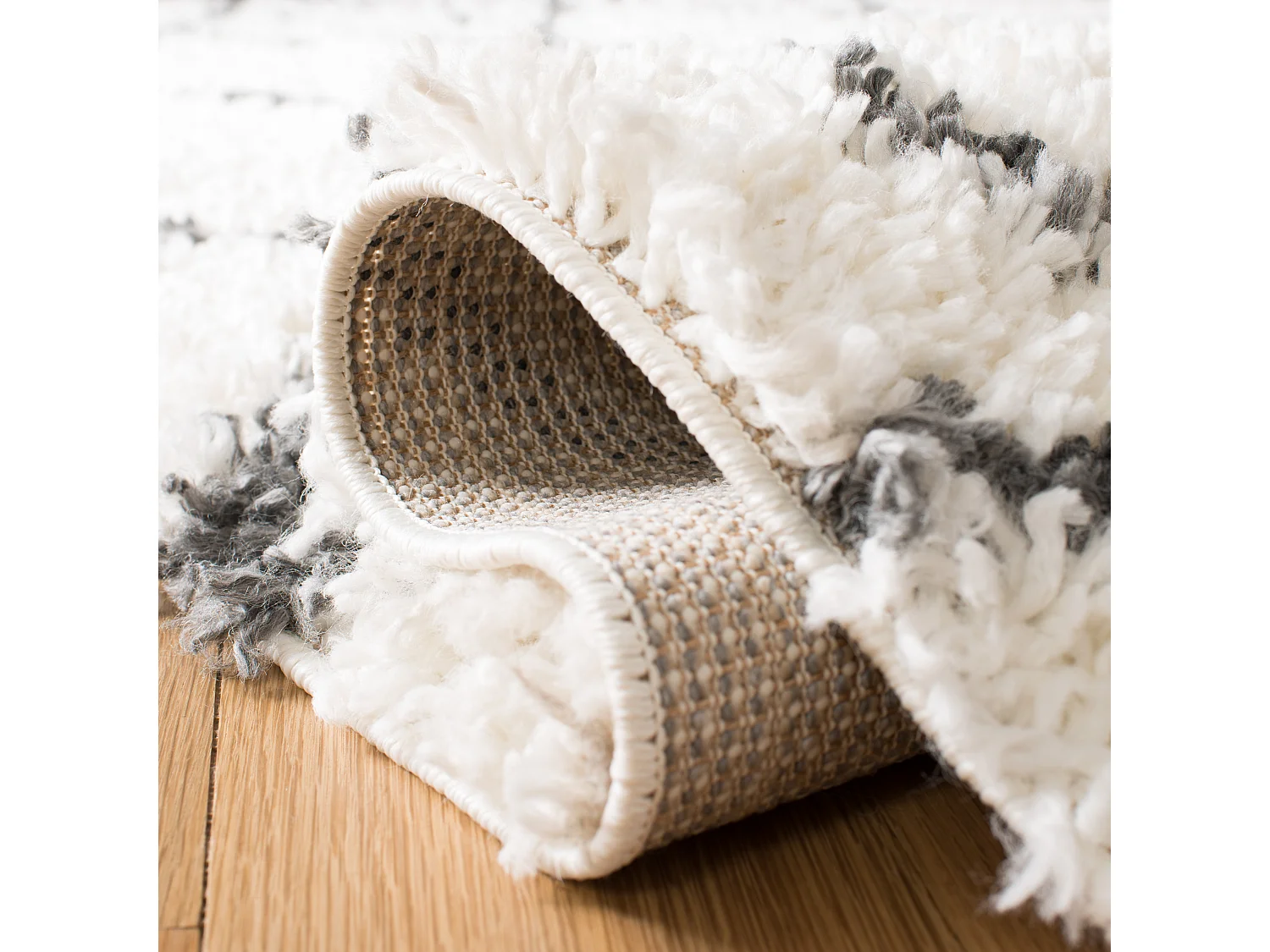 Tapis Neutre/Gris 61 X 91 cm - Angela