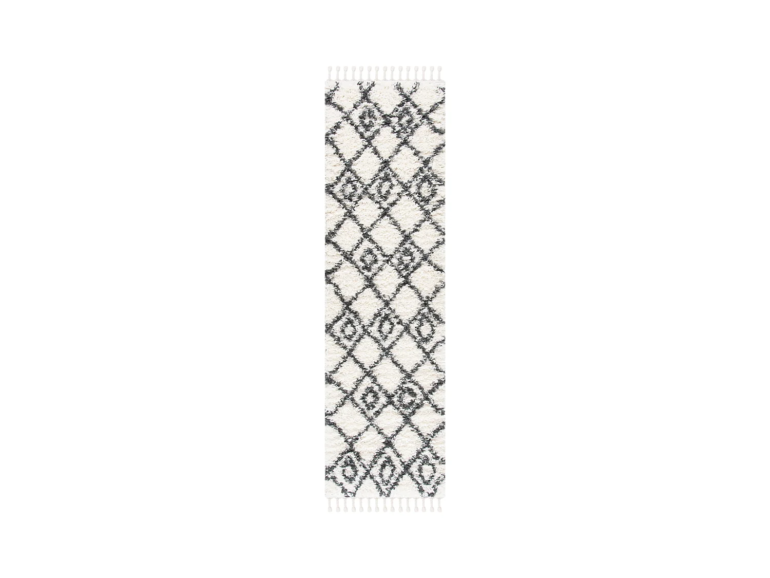 Tapis Neutre/Gris 61 X 91 cm - Angela