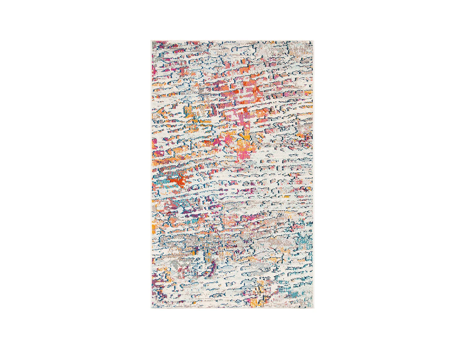 Tapis Bleu/Orange 122 X 183 cm - Rachel