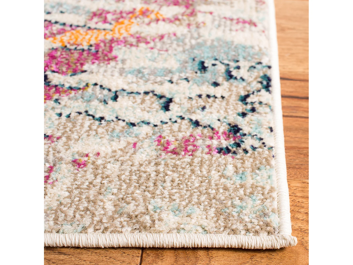 Tapis Bleu/Orange 122 X 183 cm - Rachel