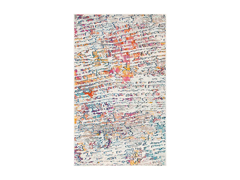 Tapis Bleu/Orange 122 X 183 cm - Rachel