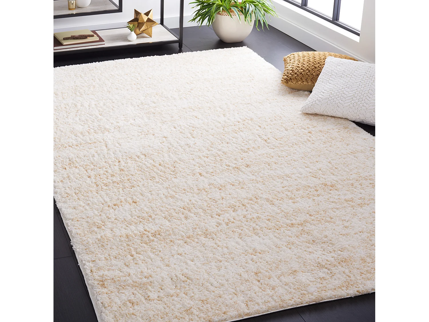 Tapis Ivoire/Beige 91 X 152 cm - Hayami