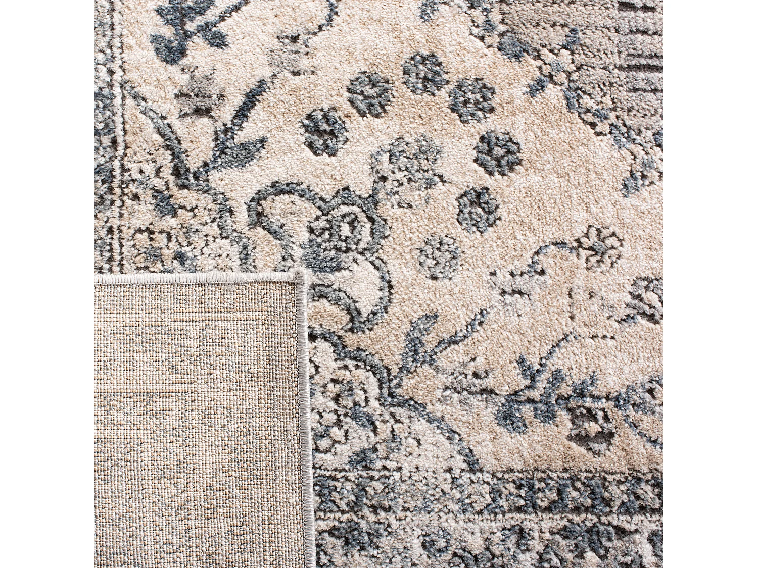 Tapis Neutre/Gris 91 X 152 cm - Reagan