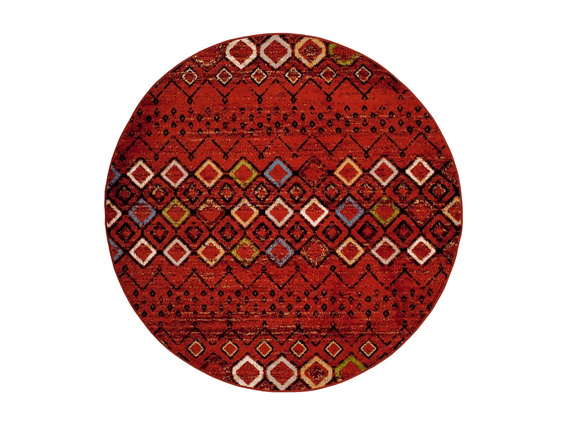 Tapis Terracotta/Multicolore 91 X 91 cm - Cullen