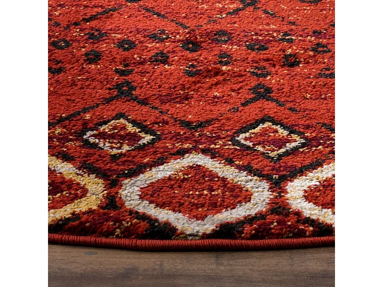 Tapis Terracotta/Multicolore 91 X 91 cm - Cullen