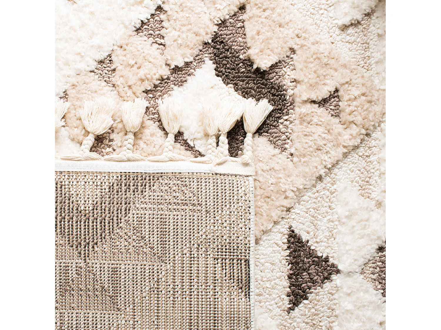 Tapis Neutre/Marron 122 X 183 cm - Bianca