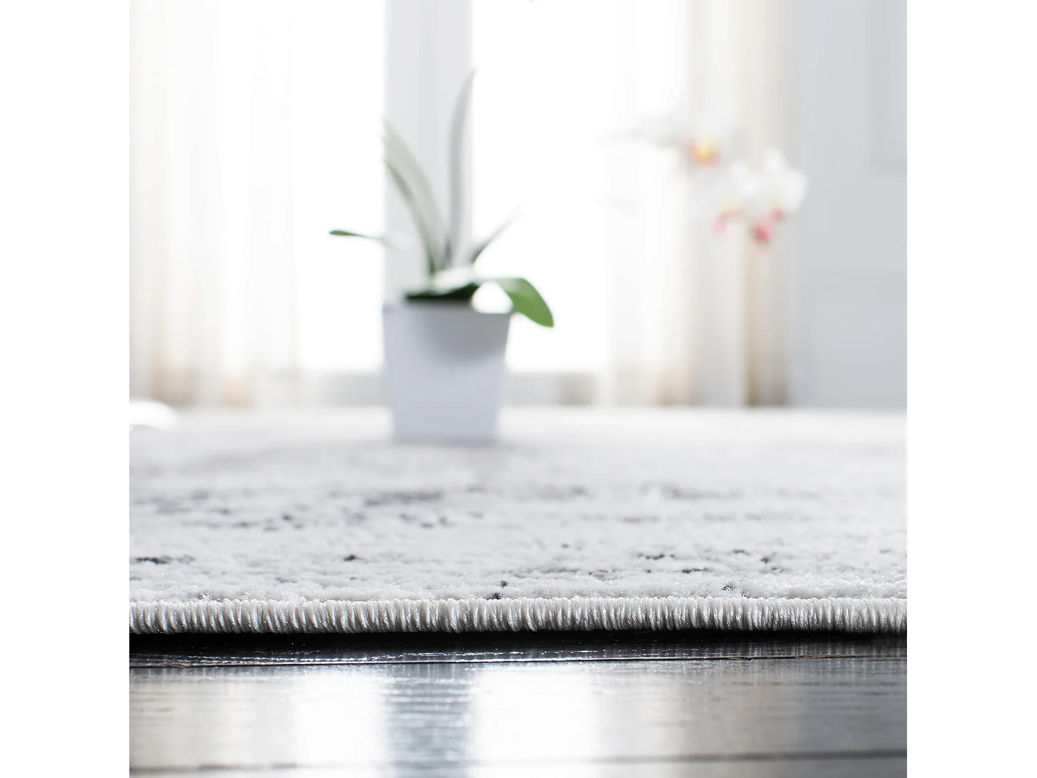 Tapis Ivoire/Gris 160 X 229 cm - Senata