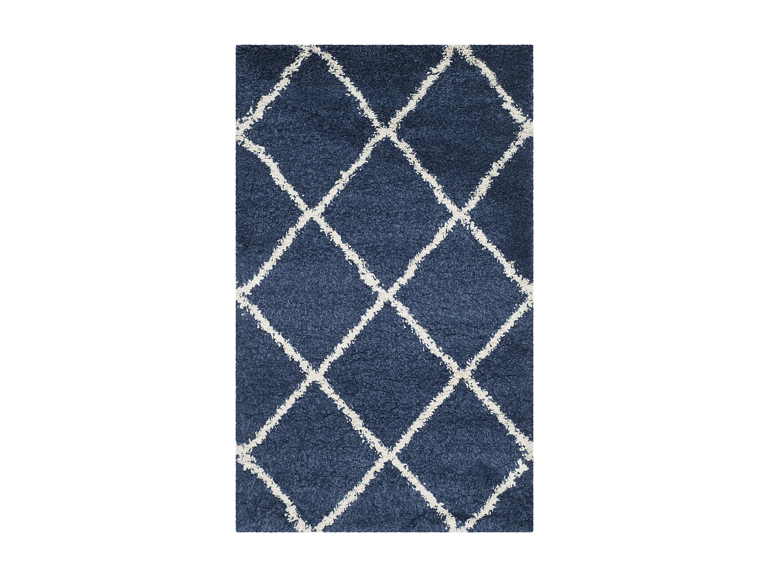 Tapis Bleu Marine/Neutre 91 X 152 cm - Myla