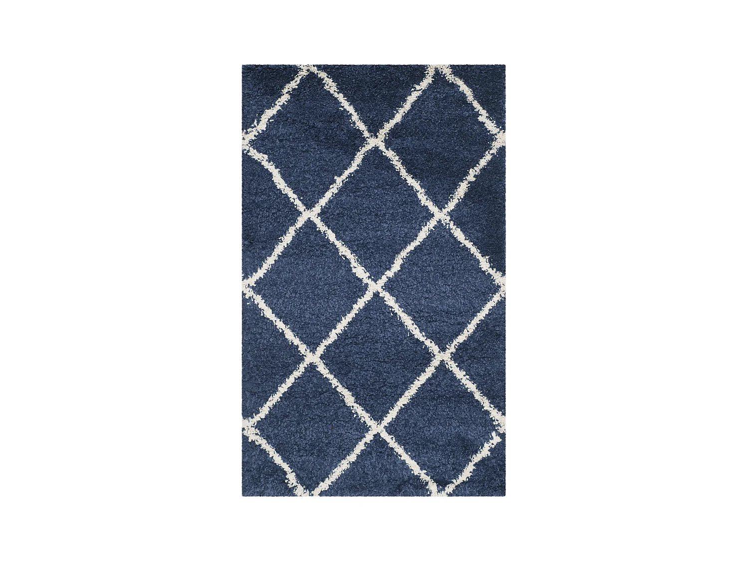 Tapis Bleu Marine/Neutre 91 X 152 cm - Myla