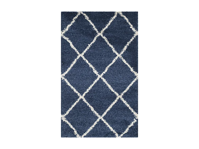 Tapis Bleu Marine/Neutre 91 X 152 cm - Myla