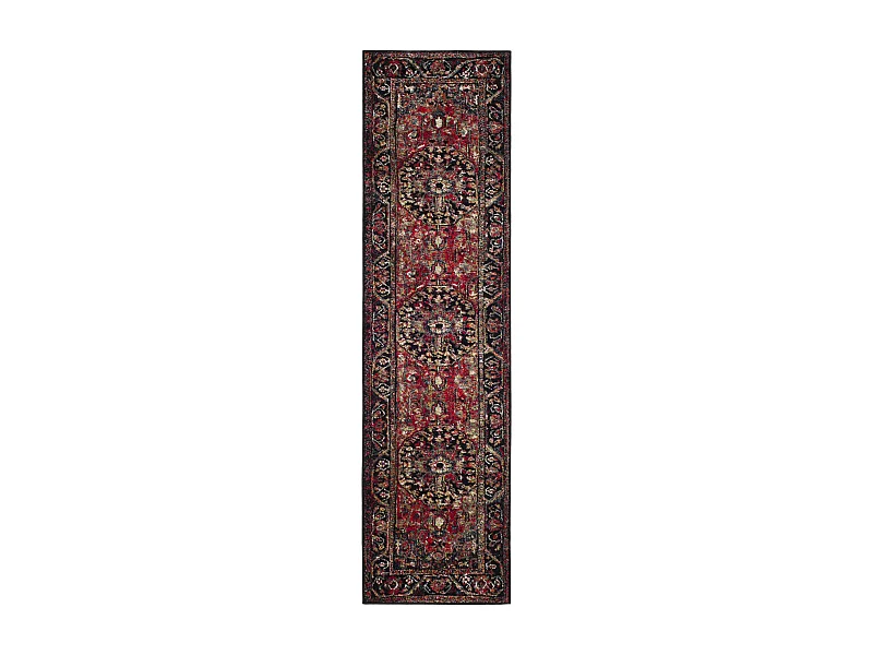 Tapis Rouge/Multicolore 69 X 183 cm - Brooklynn