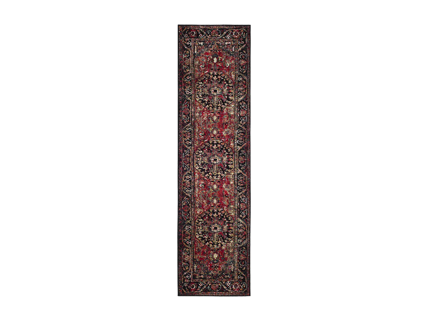 Tapis Rouge/Multicolore 69 X 183 cm - Brooklynn