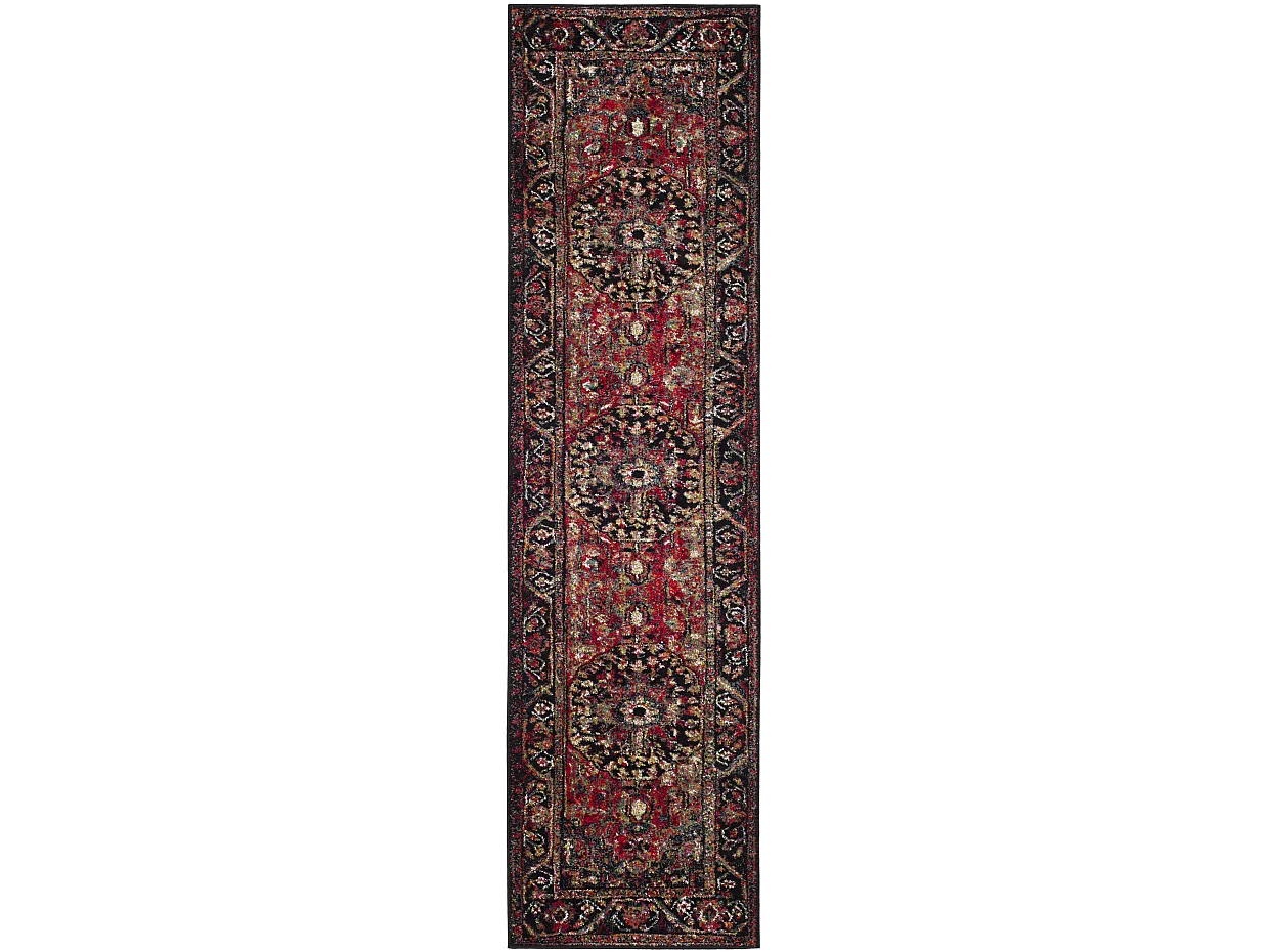 Tapis Rouge/Multicolore 69 X 183 cm - Brooklynn