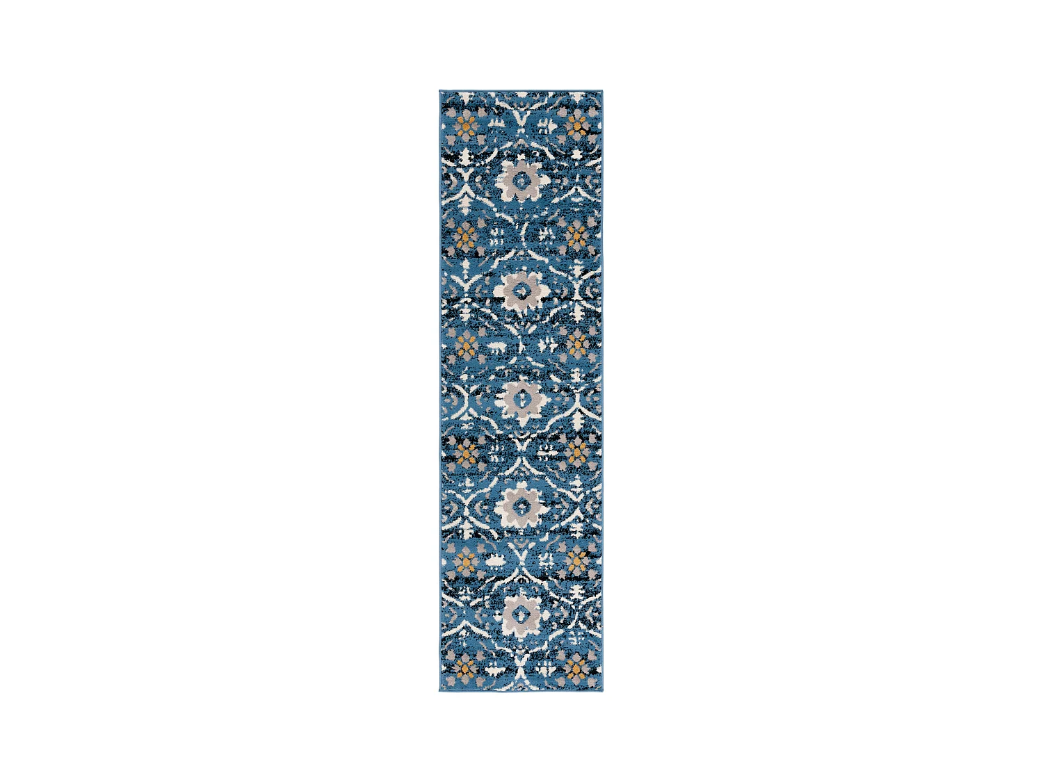 Tapis Bleu/Neutre 69 X 244 cm - Joan