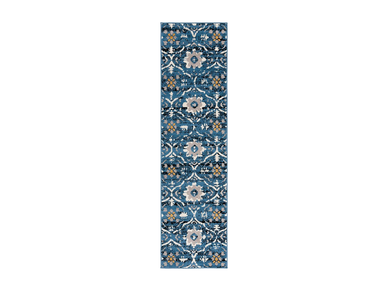 Tapis Bleu/Neutre 69 X 244 cm - Joan