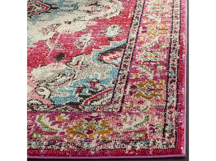 Tapis Rose/Multicolore 91 X 152 cm - Milà