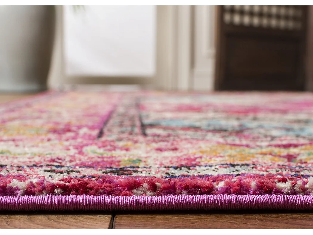 Tapis Rose/Multicolore 91 X 152 cm - Milà