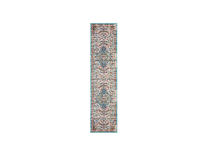Tapis Gris/Bleu 61 X 244 cm - Maia