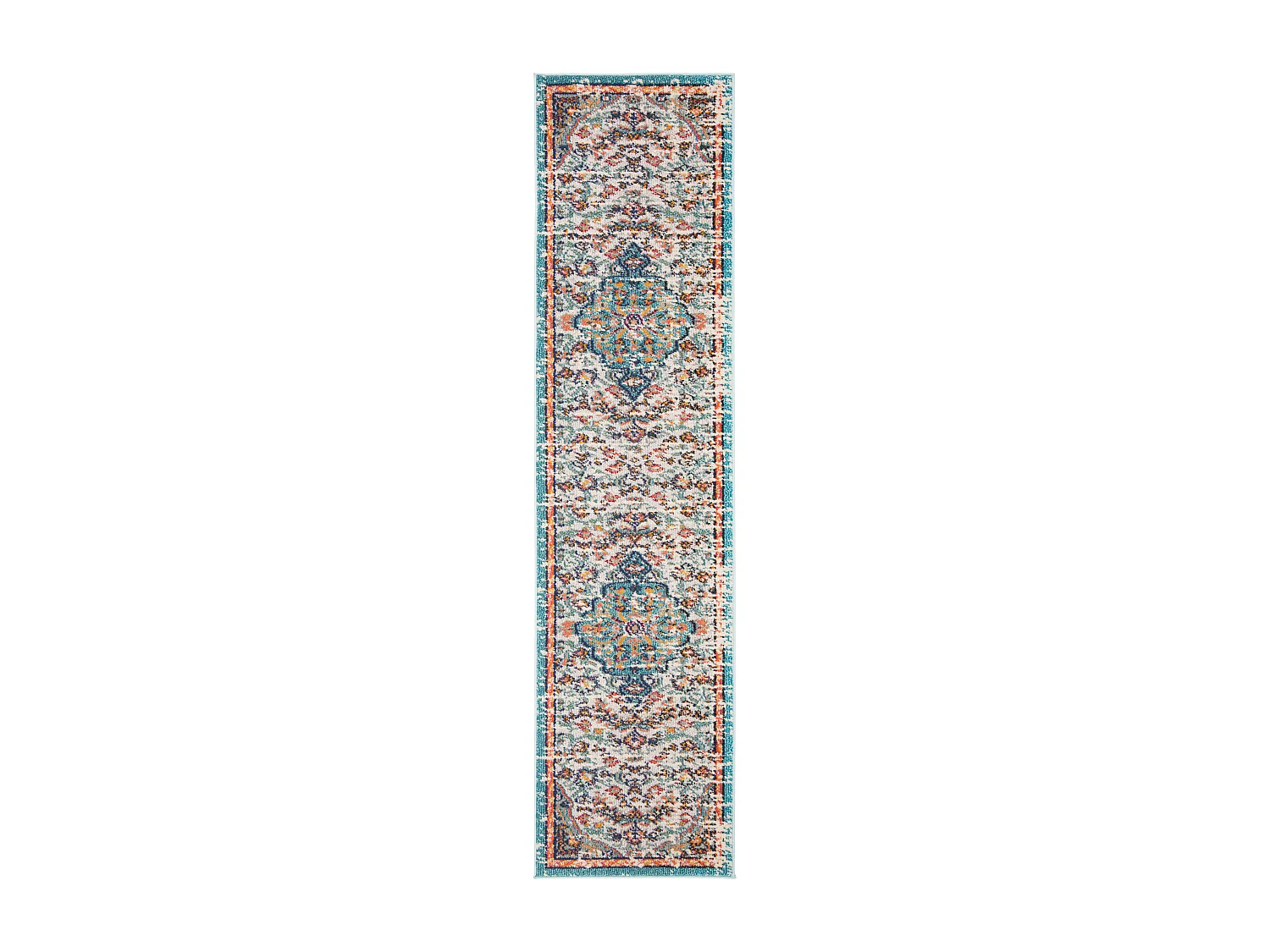 Tapis Gris/Bleu 61 X 244 cm - Maia
