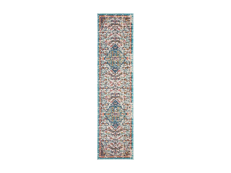 Tapis Gris/Bleu 61 X 244 cm - Maia