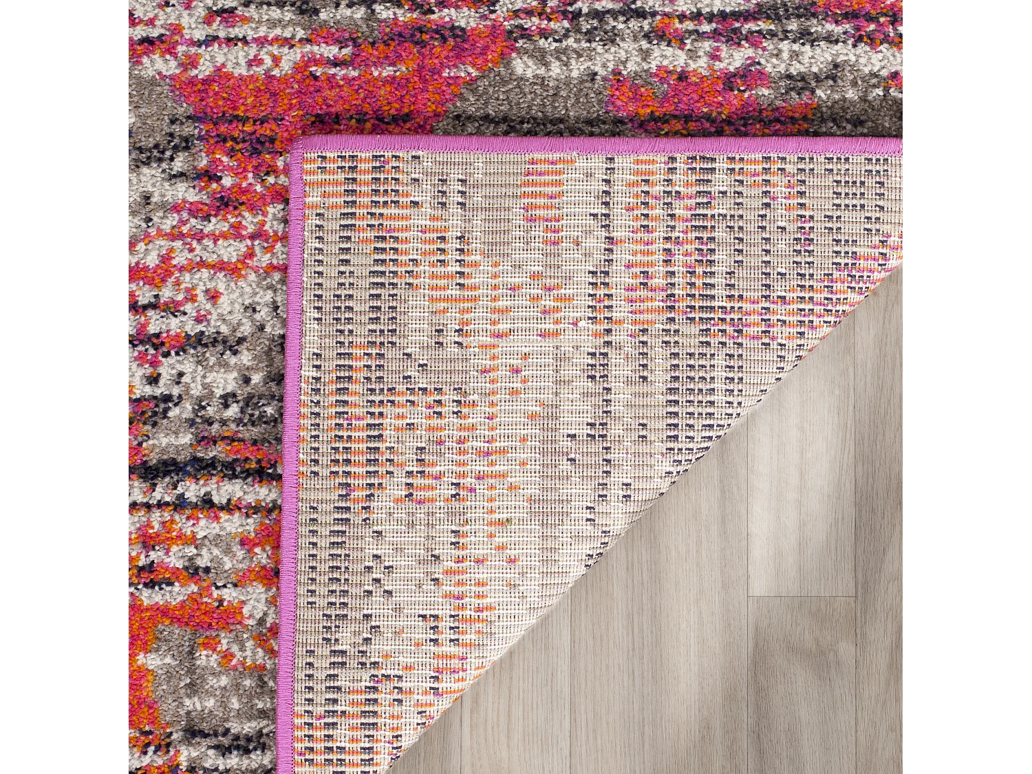 Tapis Gris/Multicolore 122 X 170 cm - Larissa