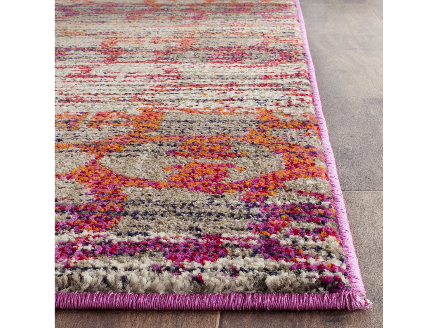 Tapis Gris/Multicolore 122 X 170 cm - Larissa