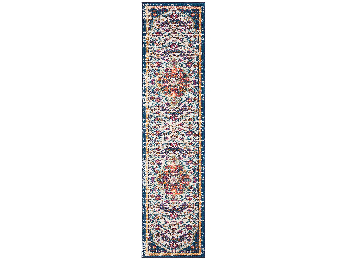 Tapis Neutre/Orange 61 X 244 cm - Maia