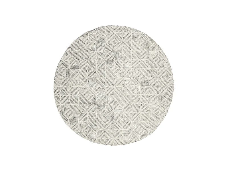 Tapis Vert/Ivoire 122 X 122 cm - Azure