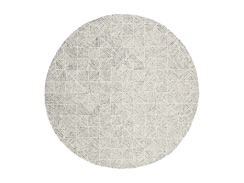 Tapis Vert/Ivoire 122 X 122 cm - Azure