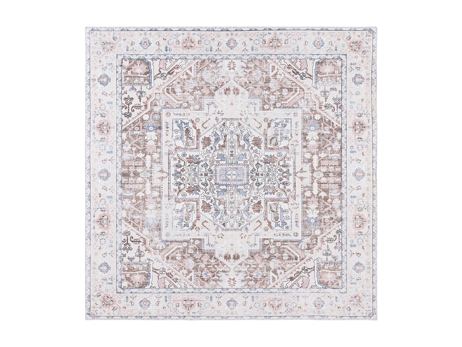 Tapis Taupe/Beige 183 X 183 cm - Serafina