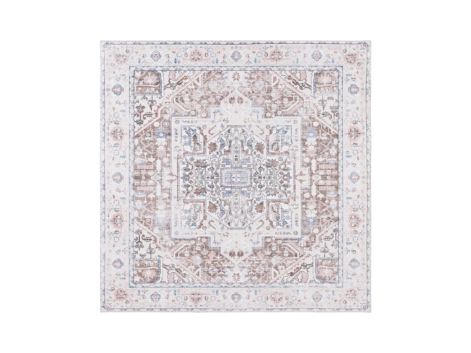 Tapis Taupe/Beige 183 X 183 cm - Serafina