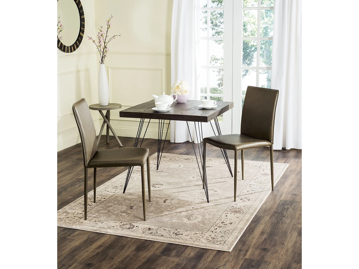 Tapis Gris/Neutre 155 X 231 cm - Bordeaux