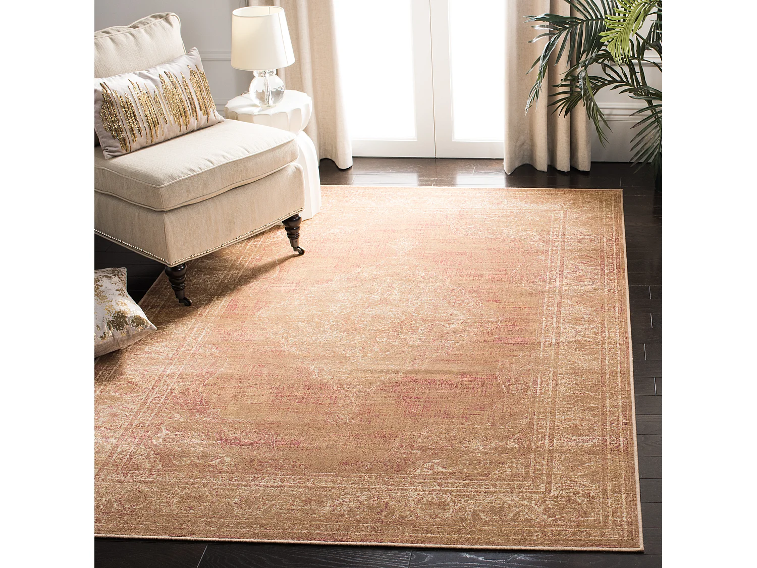 Tapis Marron/Neutre 122 X 170 cm - Olivia