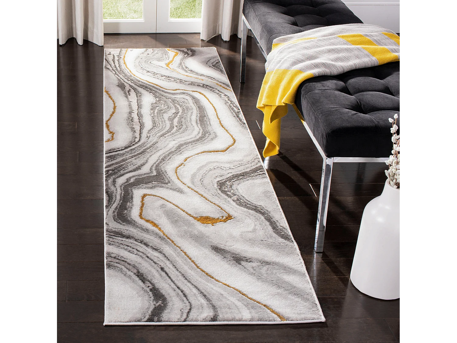 Tapis Gris 69 X 244 cm - Clytie