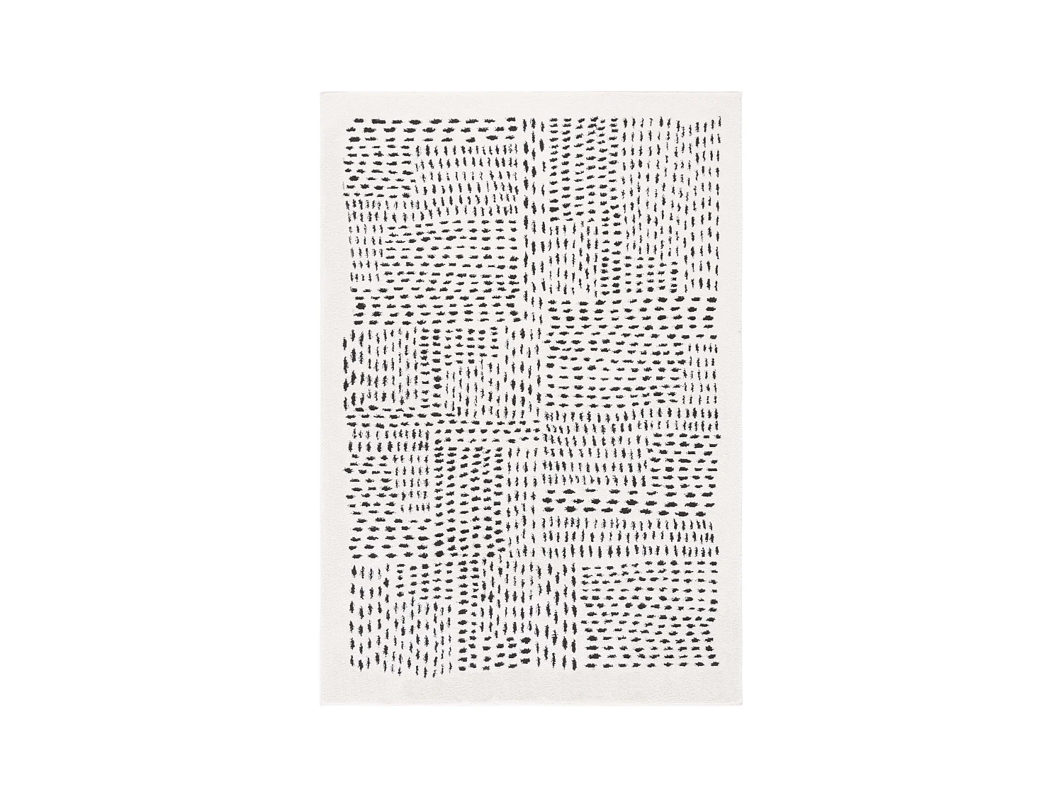 Tapis Ivoire/Noir 183 X 274 cm - Grazia