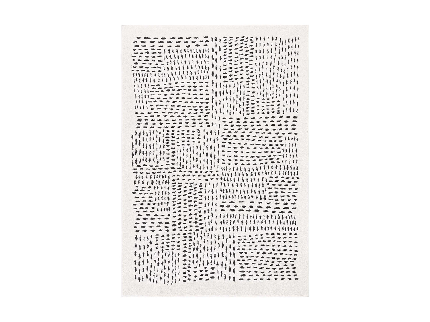 Tapis Ivoire/Noir 183 X 274 cm - Grazia