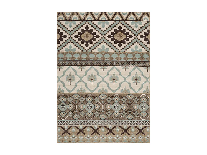 Tapis Neutre/Marron 122 X 170 cm - Sihora