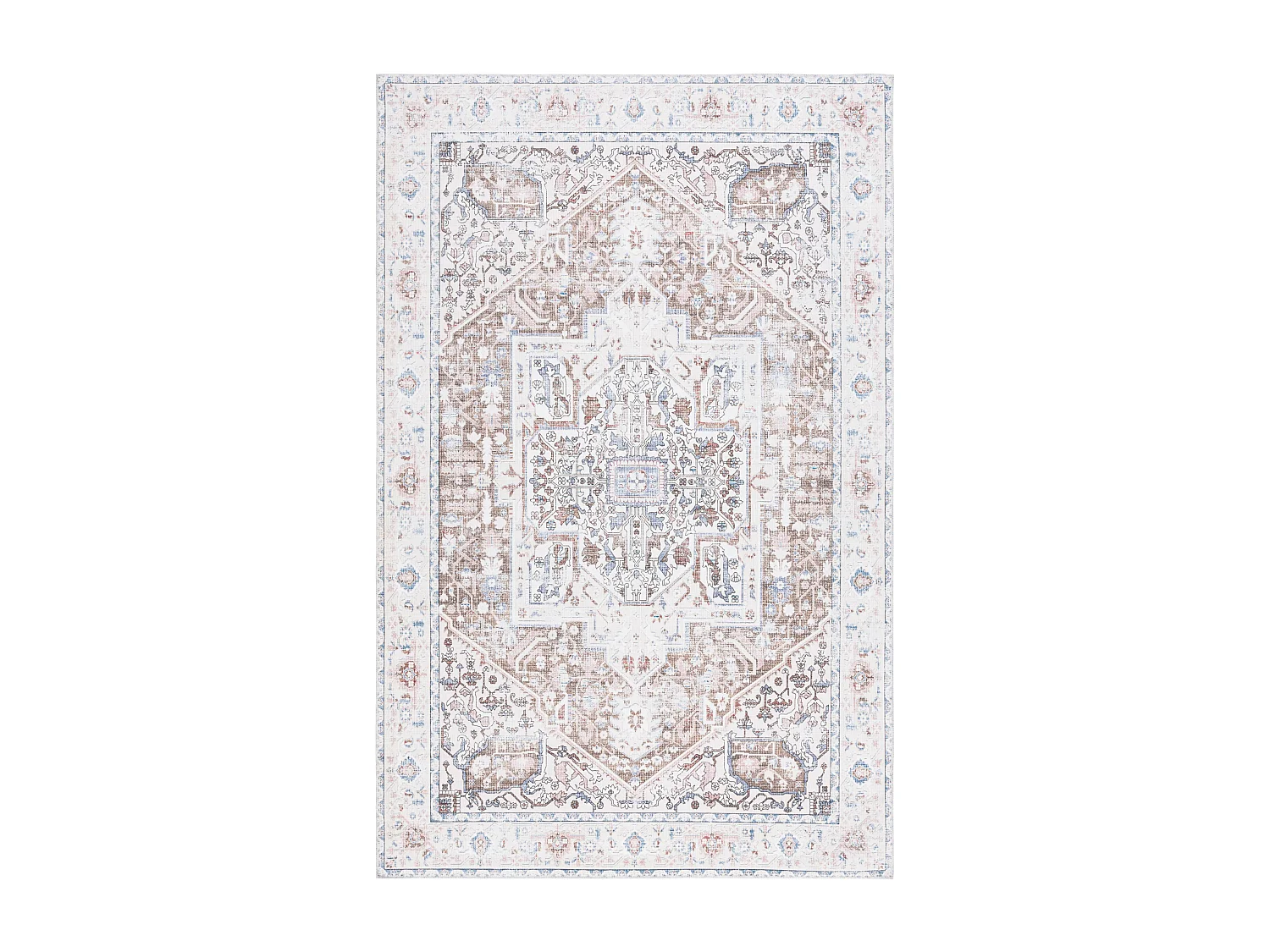 Tapis Taupe/Beige 91 X 152 cm - Serafina
