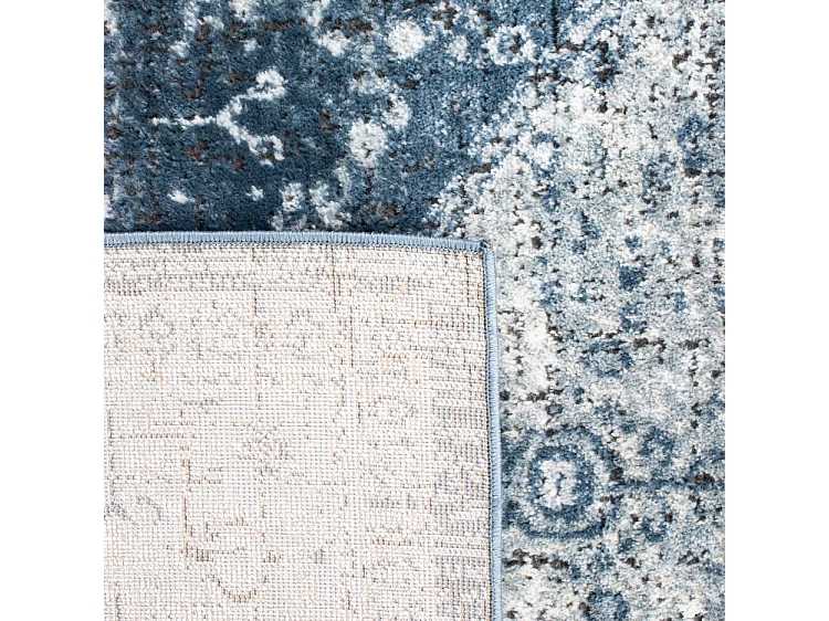 Tapis Bleu Marine/Neutre 66 X 244 cm - Liliana