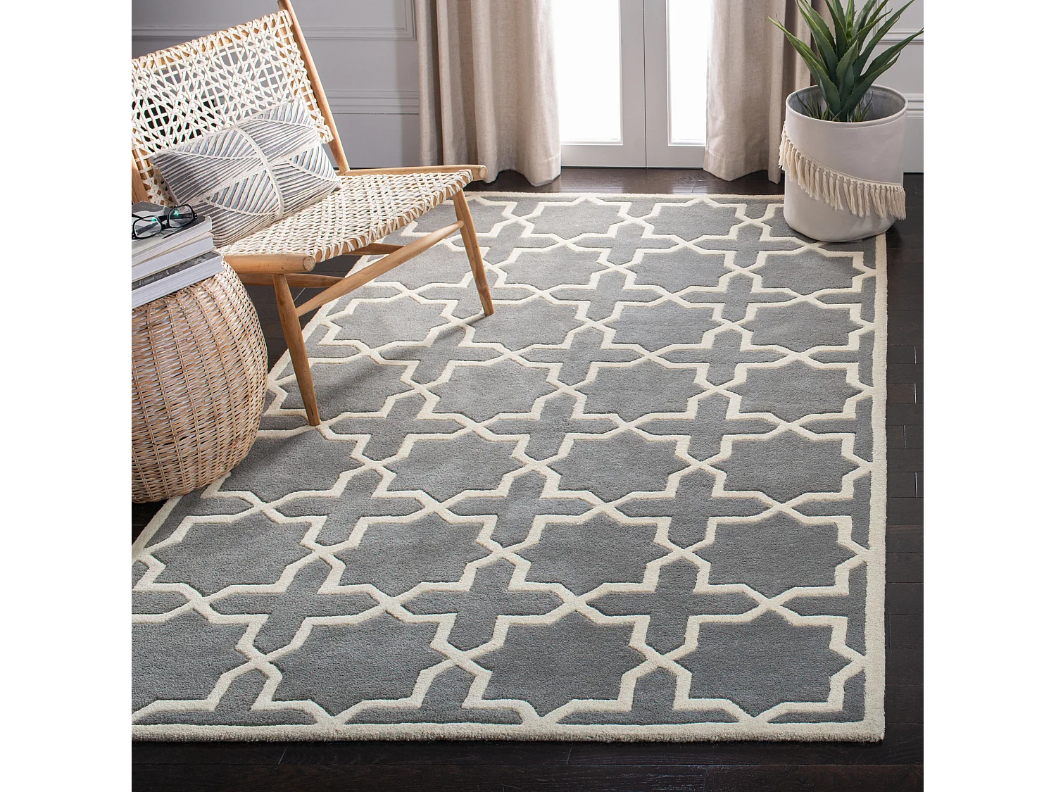 Tapis Gris/Neutre 152 X 244 cm - Barrow