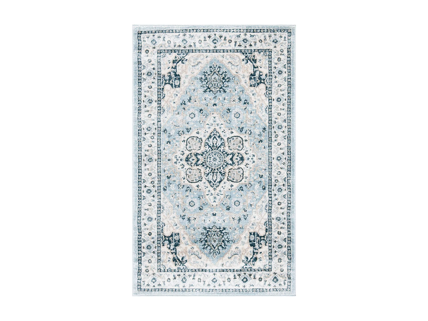 Tapis Bleu/Neutre 122 X 183 cm - Isabela