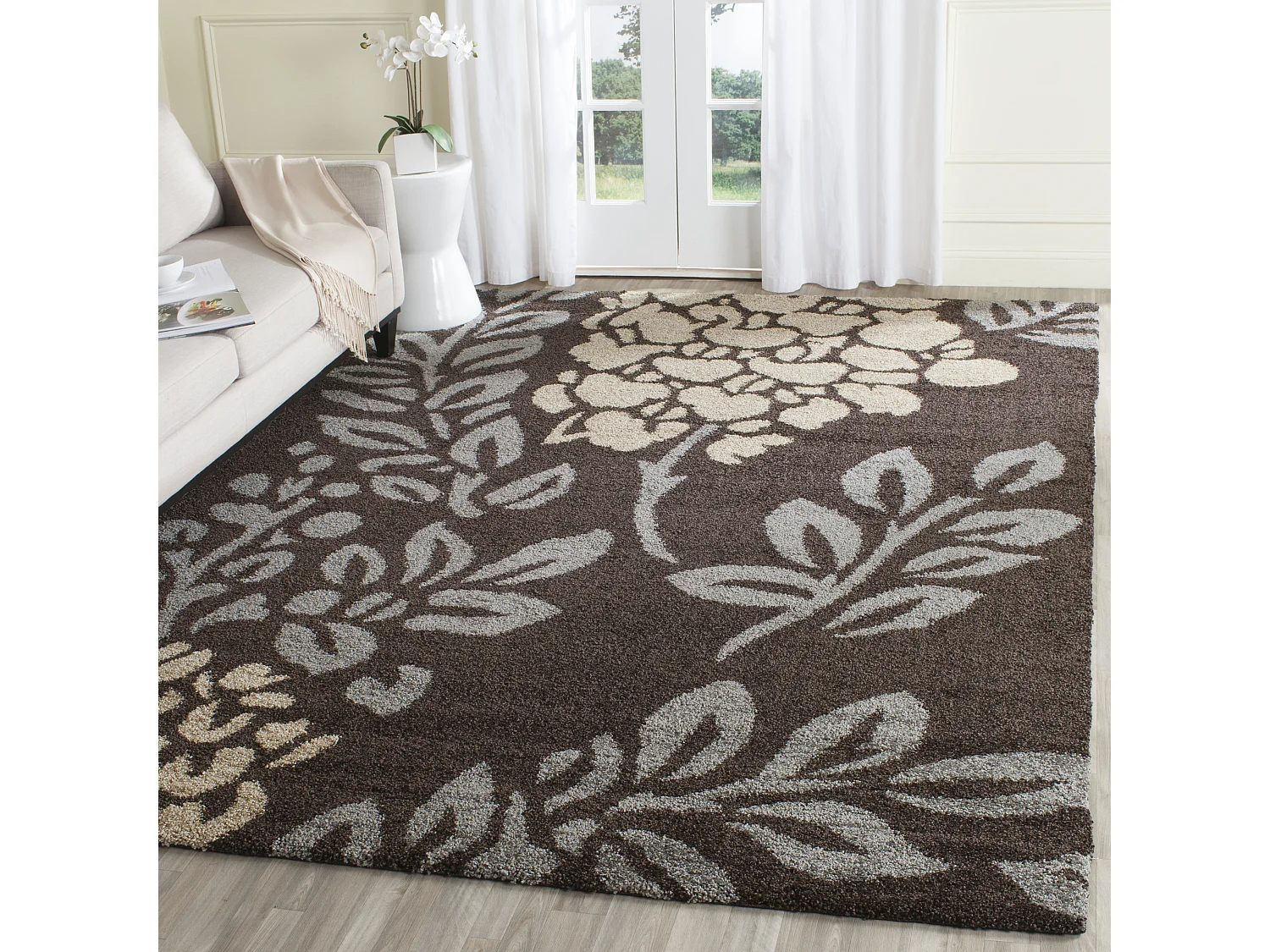 Tapis Marron/Gris 236 x 305 cm - Felix