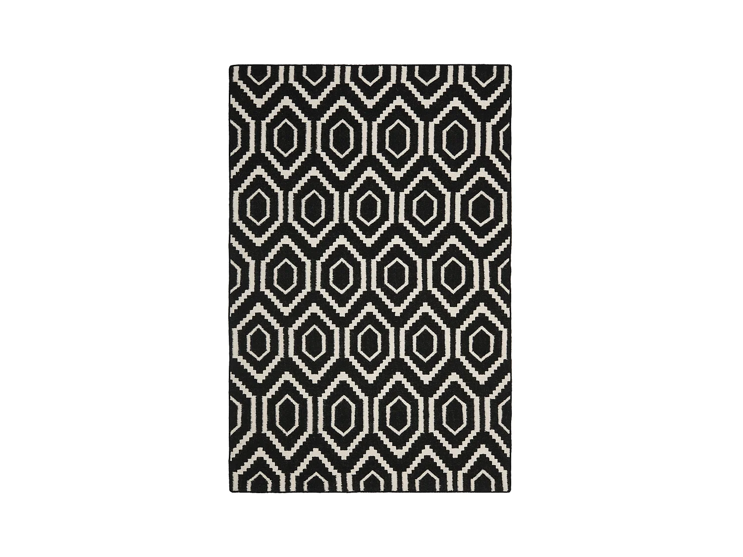 Tapis Noir/Neutre 183 X 274 cm - Casablanca
