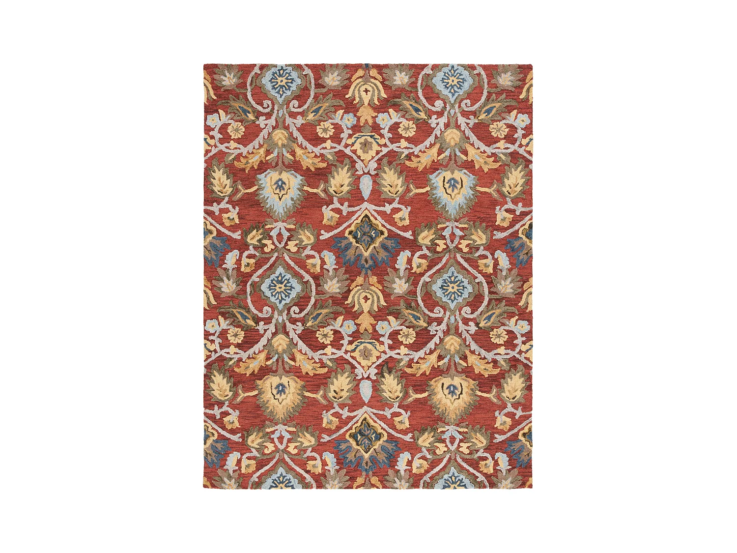 Tapis Rouge/Multicolore 244 X 305 cm - Juni