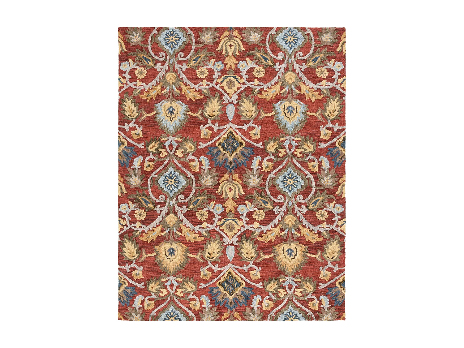 Tapis Rouge/Multicolore 244 X 305 cm - Juni