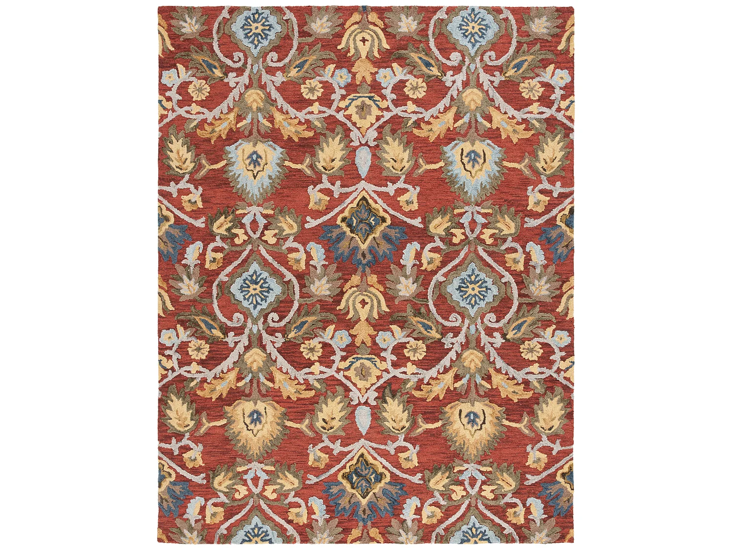 Tapis Rouge/Multicolore 244 X 305 cm - Juni